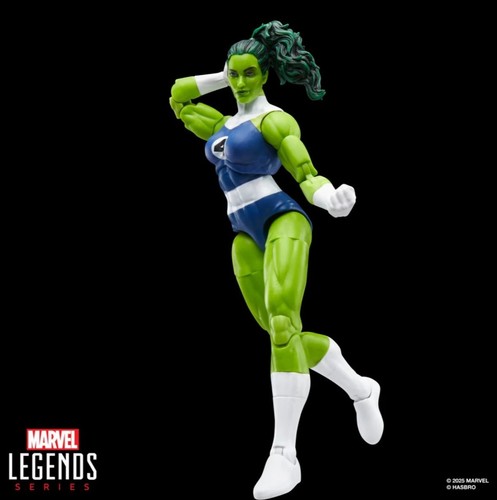 Fantastic Four Marvel Legends Retro Collection Modellino She-Hulk 6 pollici - Foto 11 di 13