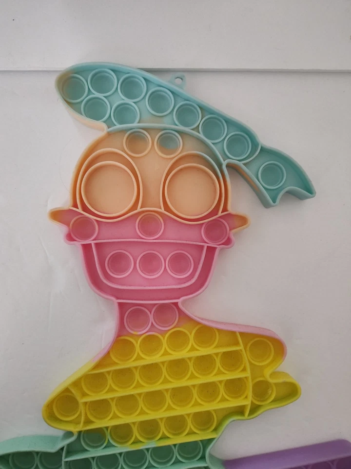 Donald Duck Stress Toy Popit Fidget Toys Push Bubble Sensory Toy  15"By 11" Rare - Image 2 of 4