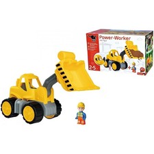 BIG 800054837 - Power-Worker - Midi Radlader mit Figur