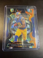 2025 Panini Select - Concourse Terrance Ferguson #20 Black & Orange Shock Prizm