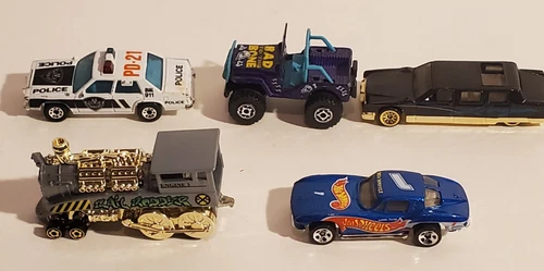VINTAGE MATTEL HOT WHEELS & MATCHBOX DIECAST 1:64 SCALE VEHICLES LOT/5 80'S 90'S