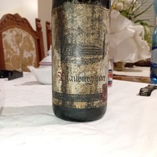 bottiglia di vino da collezionista blauburgunder del 1971