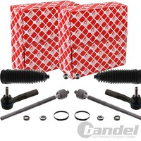 2X febi bilstein Spurstangen Passend FüR CitroËN Nemo Fiat Fiorino Qubo Peugeot