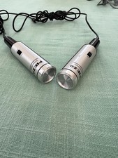 Pair Vintage Piezo Dynamic Microphone Japan