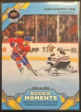 2026 National Hockey Card Day Rookie Moment NHCD-31 Ivan Demidov