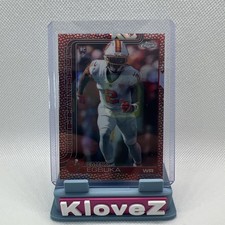 2025 TOPPS CHROME FOOTBALL EMEKA EGBUKA SP LEATHER FOOTBALL REFRACTOR BUCS RC