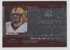 2007 Playoff Prestige Prestigious Picks Red 588/750 Zach Miller #PK-10 0a7