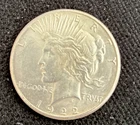 1922-S Peace Dollar 90% Silver $1 U.S. Coin.