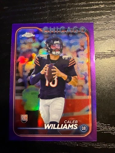 New Listing2024 Topps Chrome - Rookies Caleb Williams #202 Purple Refractor /275 (RC)