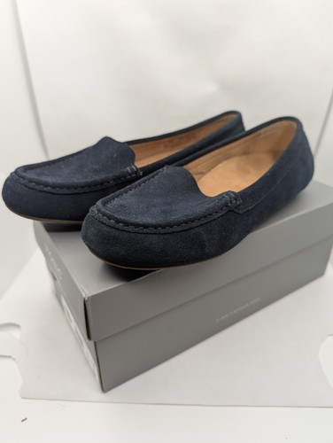 Vionic Debbie Women"s Size 9.5 Suede Navy Flats Loafers NOT ORIG. BOX