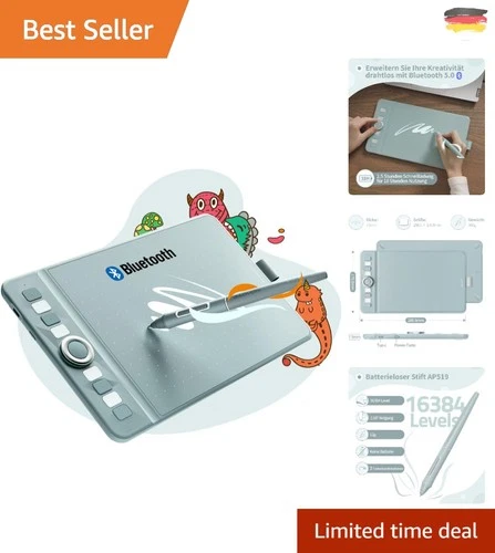 Professionelles Grafiktablett WH851 – Zeichnen und Arbeiten mit Neigungsfunktion