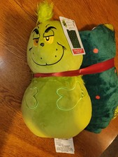 New w/Tags Dr Seuss Grinch Plush & Throw Blanket 48