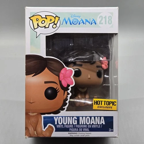 Young Moana #218 ~ Funko Pop Disney Hot Topic Exclusive (Flaws)