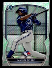 2023 Bowman #BCP-79 Manuel Beltre Chrome Prospects Lunar Glow Refractors card