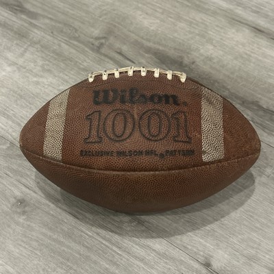 ★NFL公式アタッシュケース★フットボール革★茶色★80年代 Wilson 1001 Vintage Exclusive NFL Pattern Pigskin Leather Football
