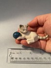 Metzler Ortloff Miniature Porcelain Kitten with Ball of Yarn Figurine Germany — photo 9