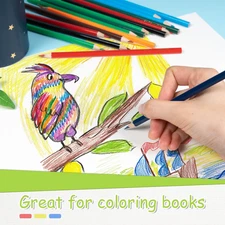 144Pcs Colored Pencils, Pre-sharpened, coloring pencils for adults kids Bulk Bac