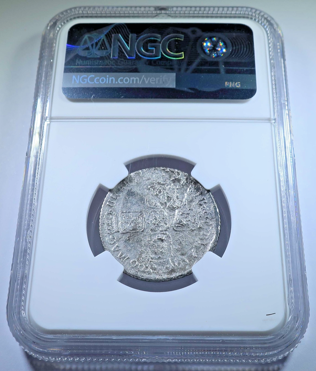 NGC Association Shipwreck 1696 England 1 Shilling Genuine 1600's