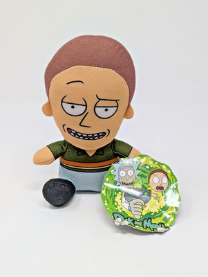 RARE - Jerry Smith 8'' Plush NWT, Rick and Morty Adult Swim, By Toy Factory 2019