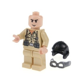 1x LEGO Minifigure Indiana Jones German Soldier Black Tricorn Hat 7620 iaj003