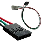 Dupont Jumper 4-Pin Male to Female Socket Wire x 5 for Arduino LED USB RC Boards
