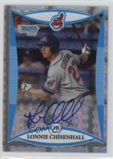 2008 Bowman Draft Prospects Chrome X-Fractor /225 Lonnie Chisenhall #BDPP112 3q5