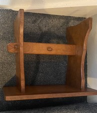 Vintage " Acornman " Alan Grainger Art & Crafts Yorkshire Oak Stool / Table