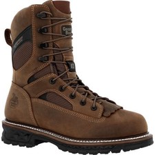 GEORGIA BOOT Men's 9" LTX Logger Composite Toe 400G Insulated Waterproof Work Bo