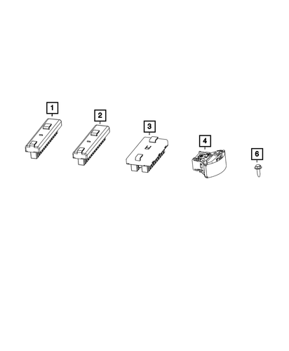 Genuine Mopar Connector Can Buss 68321746AA