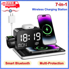7-in-1 Wireless Charging Station: Charger Stand for Multiple Devices For Apple