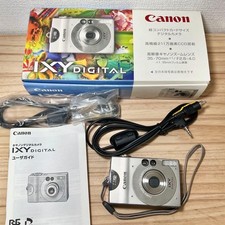 Canon IXY Digital PC1001 Silver Compact Camera Tested Great Condition