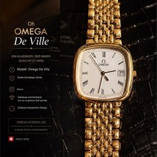 OMEGA de Ville Quarz   GOLD  