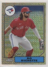 2022 Series 1 1987 Topps Chrome Silver Pack Mojo Bo Bichette #T87C-69 0v5u