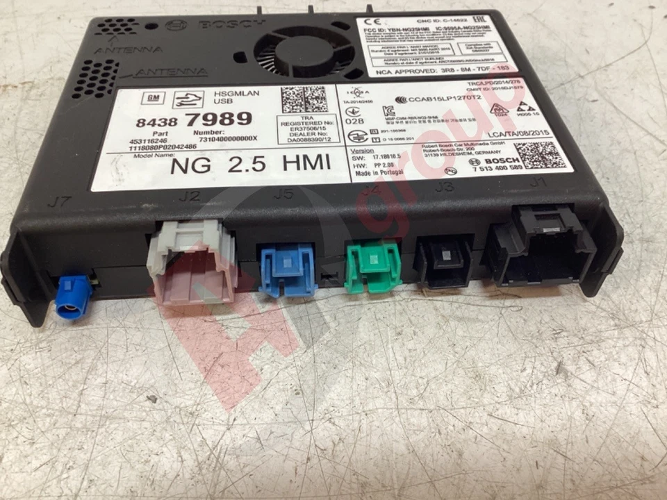 VAUXHALL INSIGNIA B GRAND SPORT MK2 SAT NAV CONTROL UNIT ECU 2017-21 84387989 - Image 3 of 4