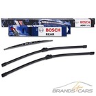 LIMPIAPARABRISAS BOSCH AEROTWIN A034S + LIMPIAPARABRISAS TRASERO H383 PARA PORSCHE CAYENNE