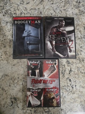6 Horror  Movie Bundle: Friday The 13th 4-Movie Set + See No Evil 2 + Boogeyman