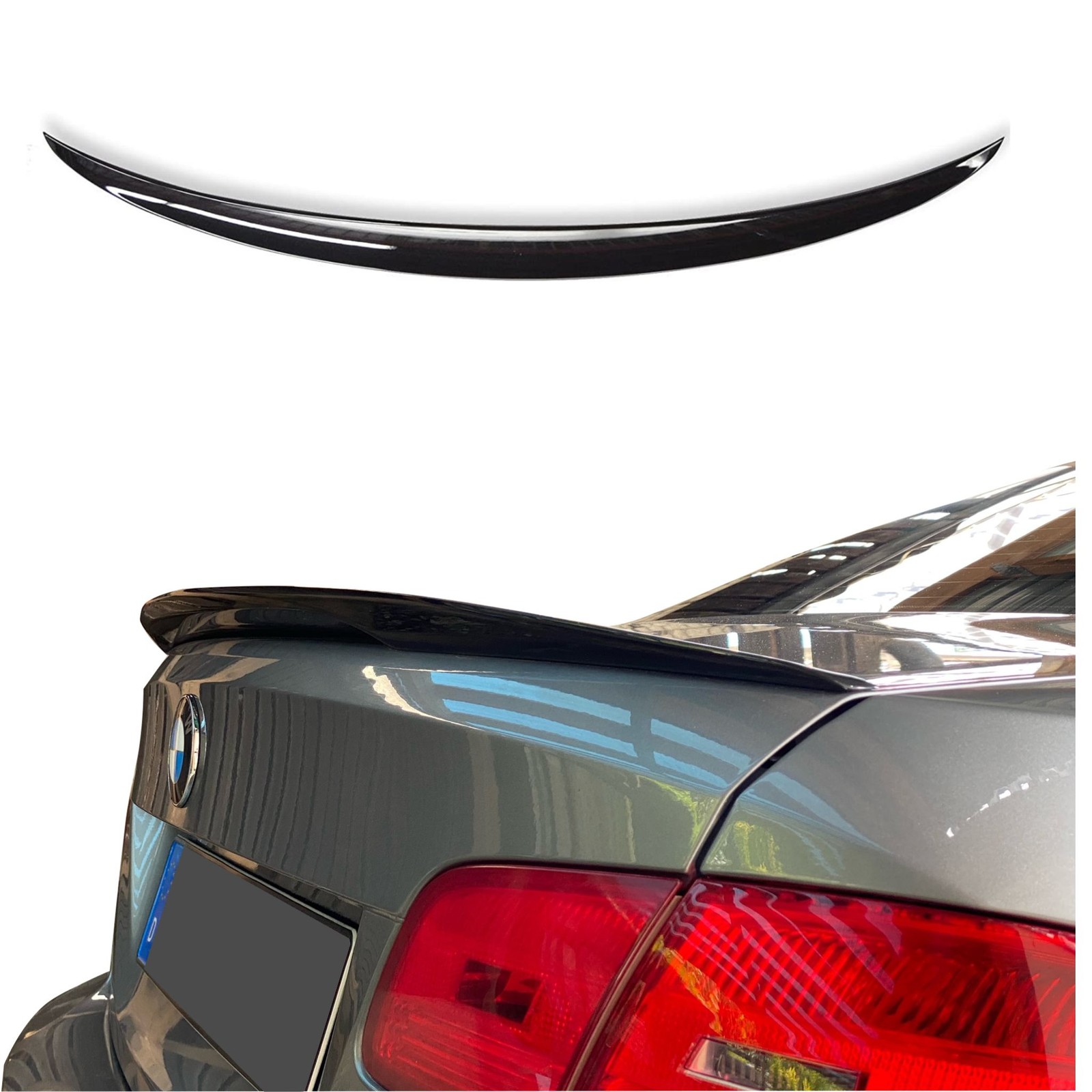New Rear Spoiler Fits for BMW E92 Coupe 3er, Tuning Rear Lip Spoiler Black