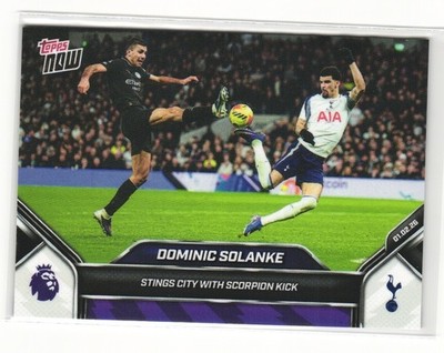 Dominic Solanke 2025-26 Premier League Topps Now #125 - Scorpion Kick Tottenham