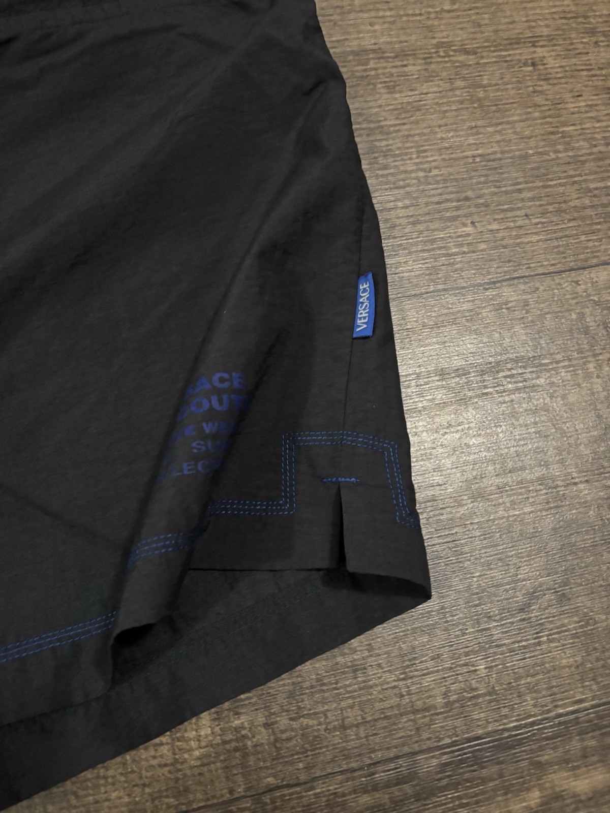 VERSACE Jeans Couture VINTAGE Men’s Drawstring Swim Shorts Size 36 thumbnail 4