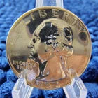 1952 Proof Washington Quarter  25C - Mintage 81,980 - BU - Light Edge Toning