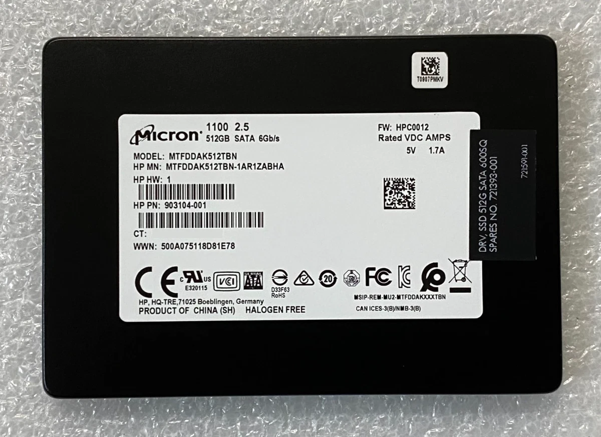 Micron SATA III 512 GB Solid State Drives for sale | eBay