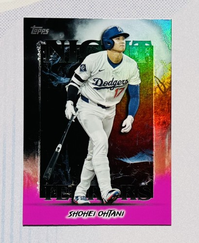 2025 Topps Update Series - Night Terrors Shohei Ohtani #NT-2 Pink Foil MVP