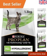 Unflavoured 1.3kg HA Dry Cat Food for Kittens to Seniors - Allergy Support 23.84 per kilo