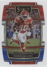 2021 Panini Select Concourse Red & Blue Prizm Die-Cut Derrick Gore #84 11cz