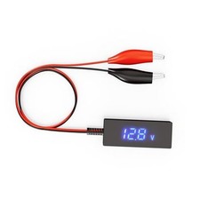 Battery Voltage Tester 6V 12V 24V 48V with LCD Display - 5V-60V Digital