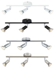 3 Way Ceiling Lights Spotlight Modern LED GU10 Bulbs Adjustable Kitchen Fitting