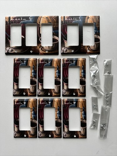 Deko Lichtschalter Abdeckplatte - Coffee In Love - 8 Stück Schalter oder Steckdose - Bild 1 von 4