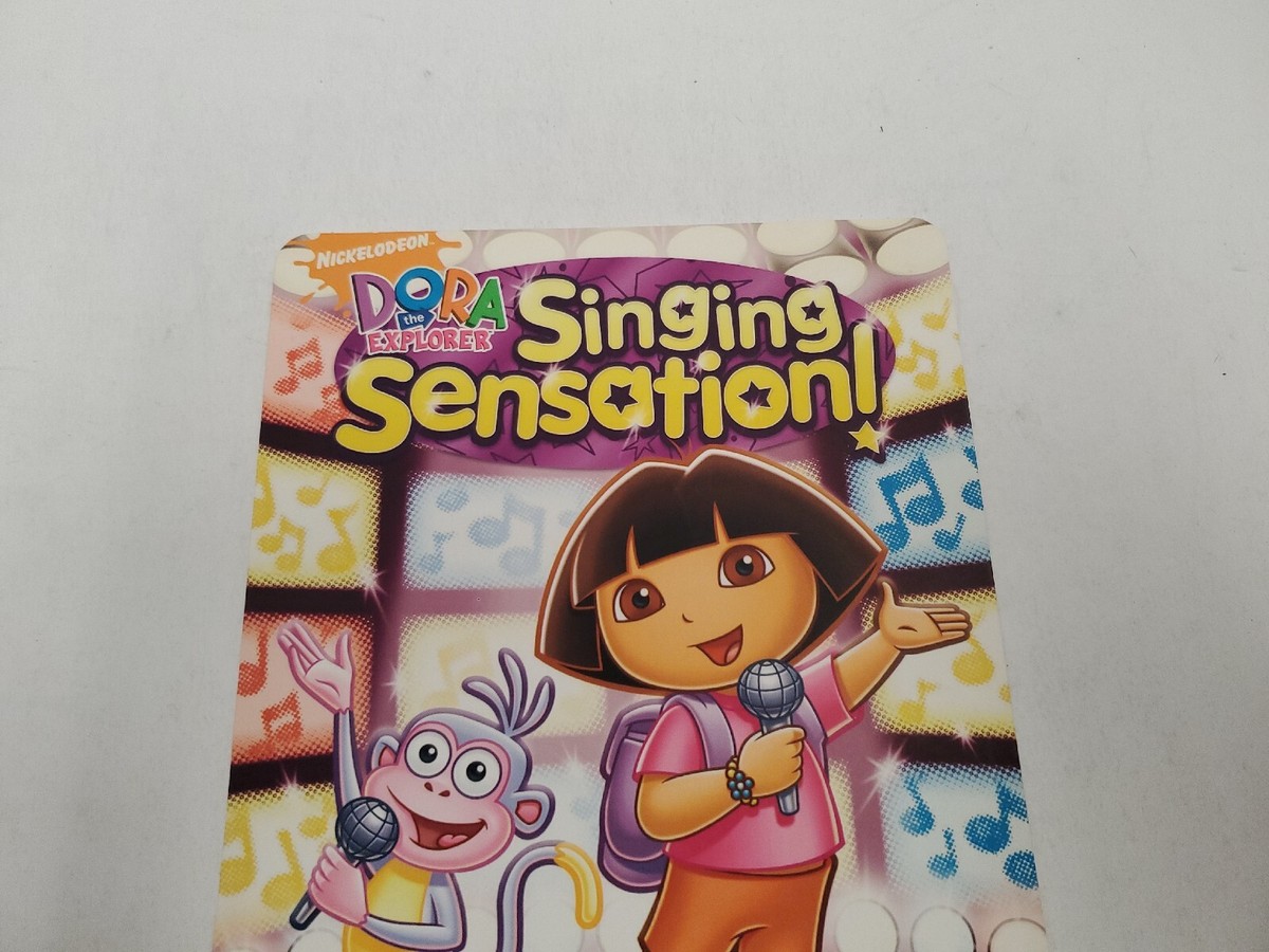 Dora The Explorer Singing Sensation BLOCKBUSTER DVD BACKER CARD