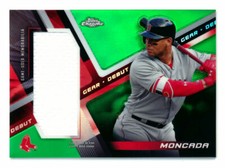Yoan Moncado RC 2019 Finest Green Refractor GU Patch#77/99!Red Sox 2B RC FUTURE
