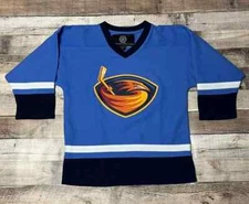 Atlanta Thrashers Jersey Youth Medium Blue NHL Hockey Sportswear